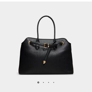 Aldo Eevangeliaax  Black Tote with Gold Details